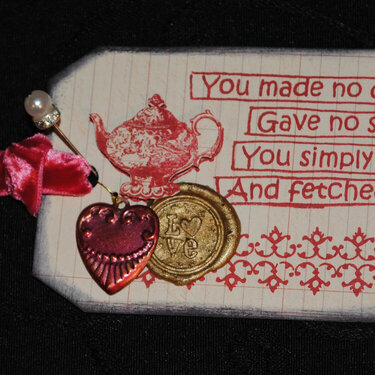 VALENTINE TAG #2 For a Gift