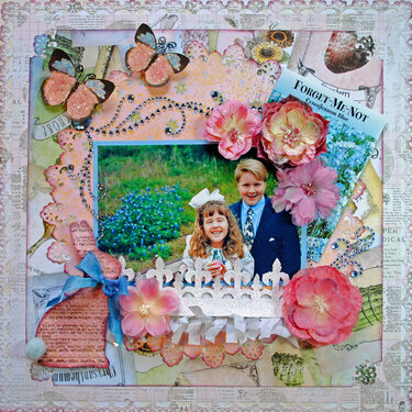 FORGET ME NOT **SCRAPS OF ELEGANCE** LO #4