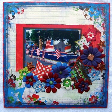 4th of July Parade Float Bo Bunny Block Party