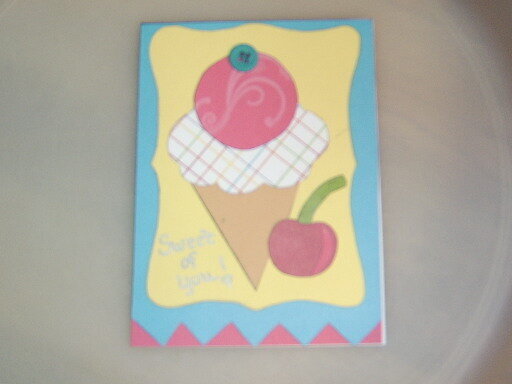 The Ice  cream card!!!