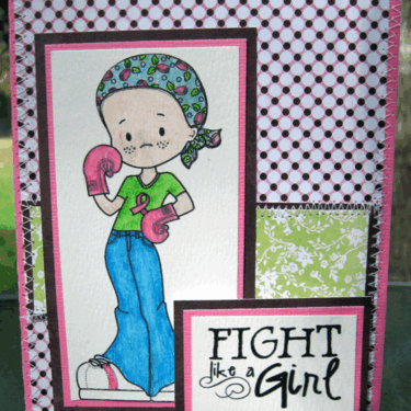 Card - *Fight Like a Girl*