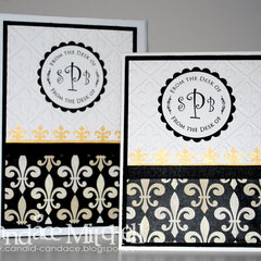 Fleur de Lis Notecard Set