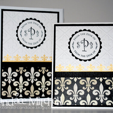 Fleur de Lis Notecard Set