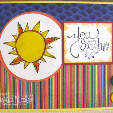 Card - *You are my Sunshine*