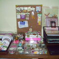 clean embellishment desk