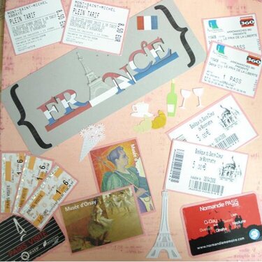 ticket stubs from france