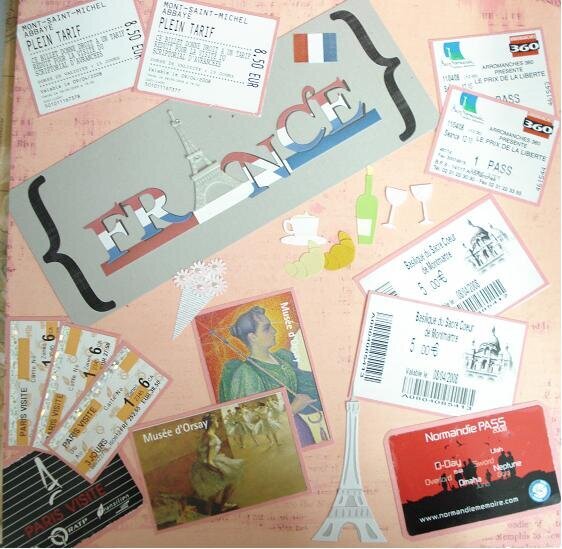 ticket stubs from france