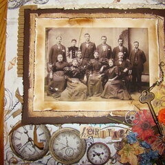 1850's Vintage photo of my Great, great, great Grandfather and Grandmother and my great, great grandfather and his family