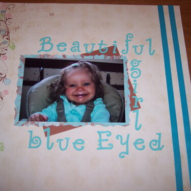 Beautiful Blue Eyed Girl