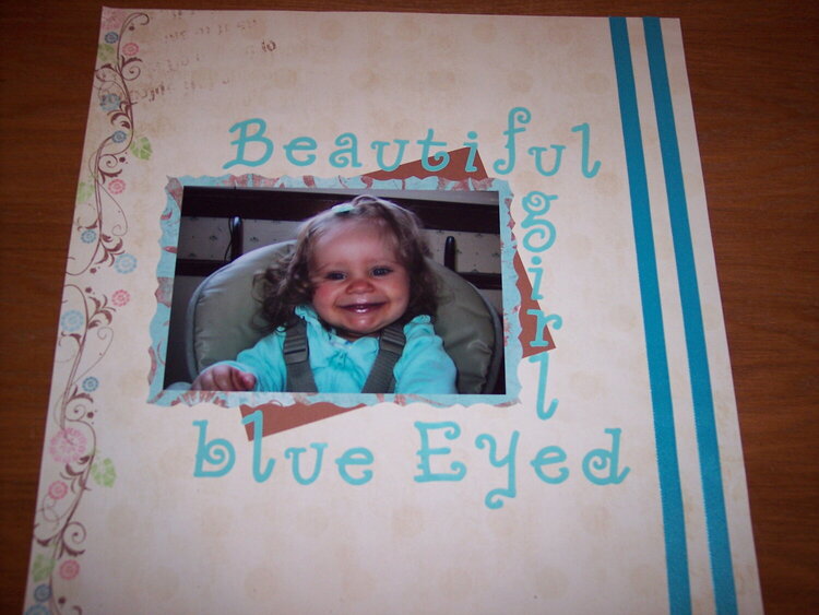 Beautiful Blue Eyed Girl