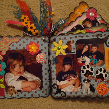 Chipboard album page 1 &amp; 2