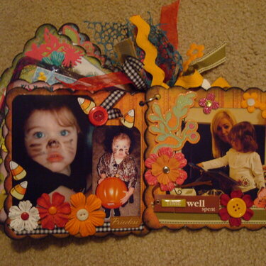 Inside pages chipboard album