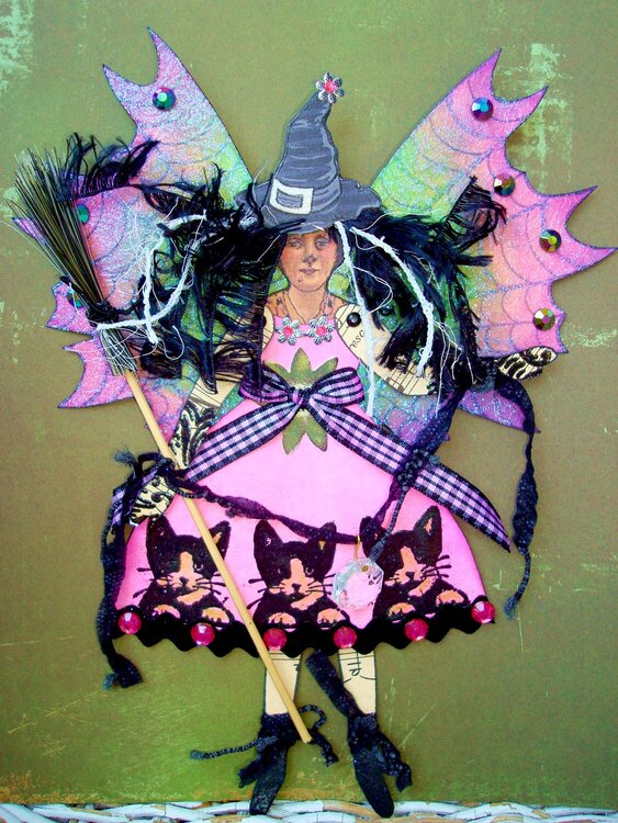 Miss Kitty Pink Witch