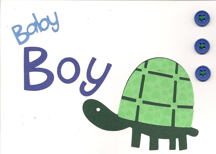 Baby Boy card