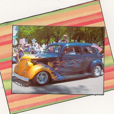 antique car card