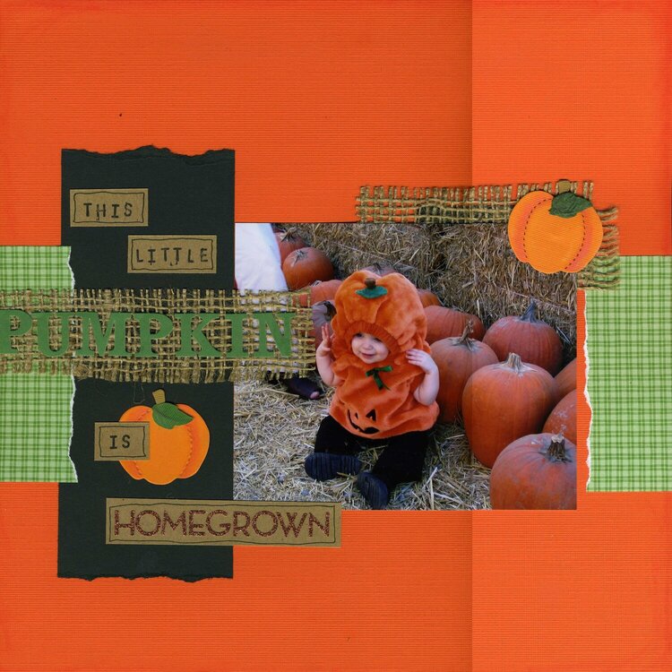 This Little Pumpkin is Homegrown