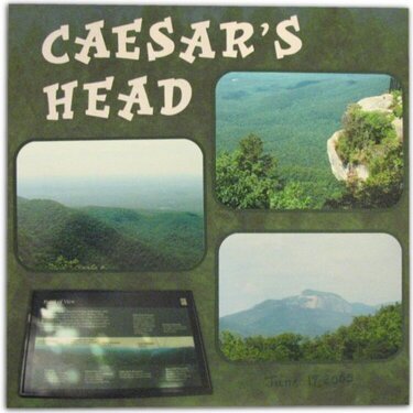 Caesar&#039;s Head page 1