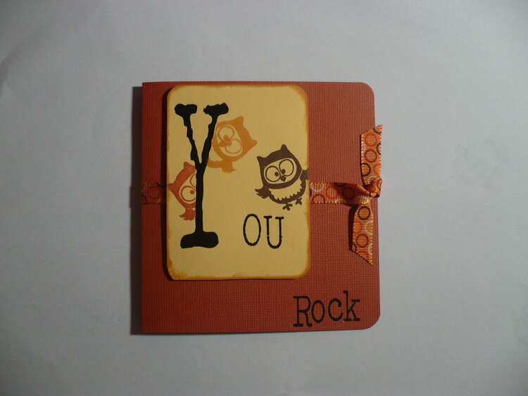 You Rock (May Card Challenge) Masking