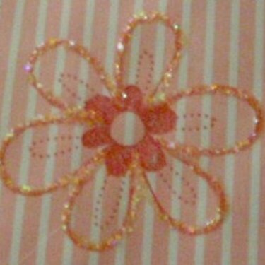 Stampin&#039; Up Flower with Stickles