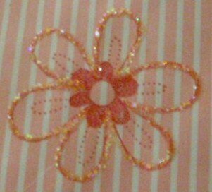Stampin&#039; Up Flower with Stickles