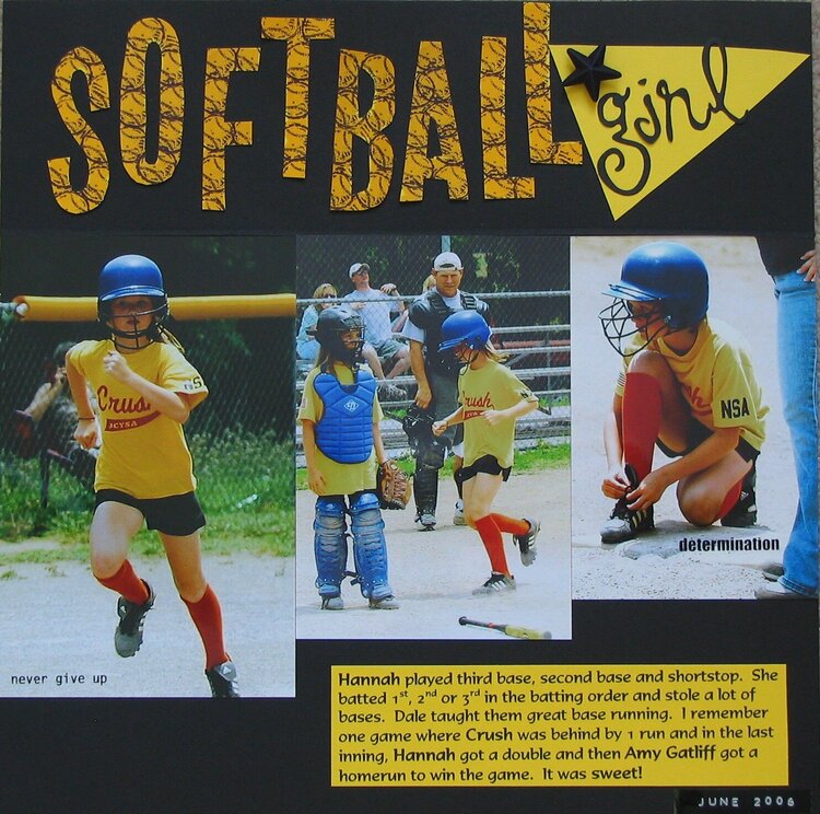 Softball Girl