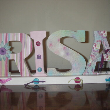 Risa altered letters