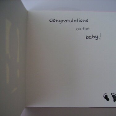 Baby Card - inside