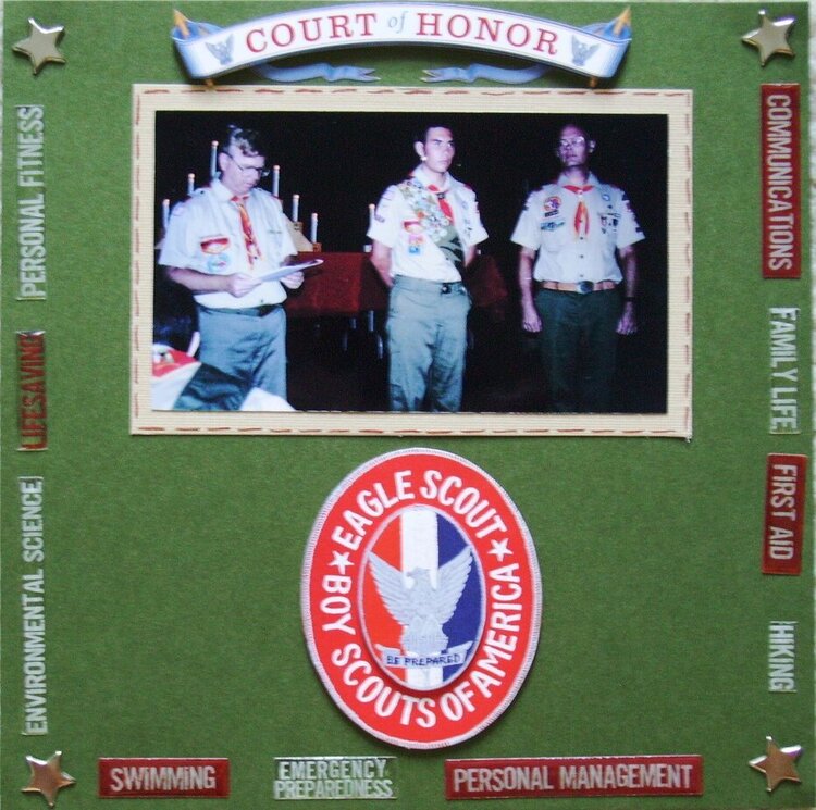 Eagle Scout Court of Honor