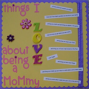 things I LOVE about being a MoMmy