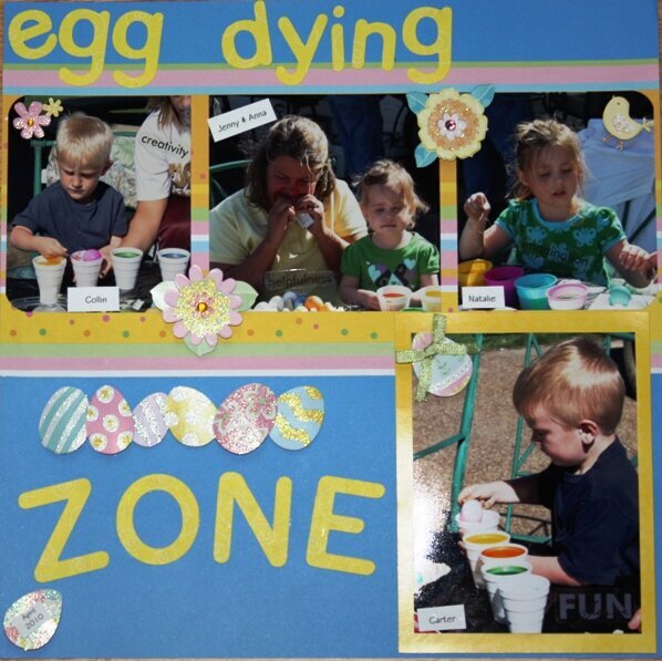 egg dying Zone