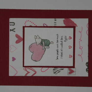 Piglet-Love card