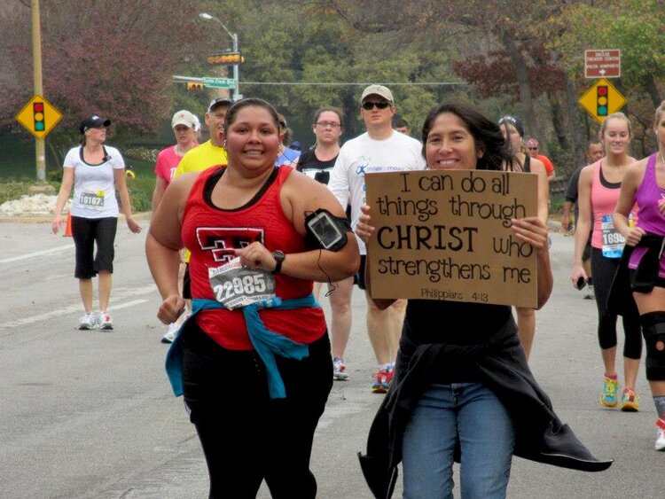 Daughter running Half marathon