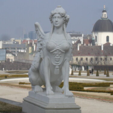 Statue at Belvedere Palace