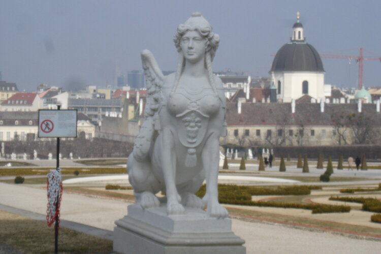 Statue at Belvedere Palace