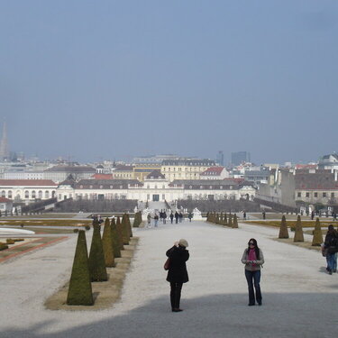 View from back of Belvedere Palace