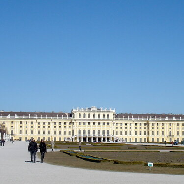 Back of Schonbrunn Palace