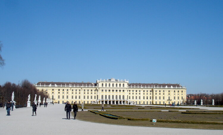 Back of Schonbrunn Palace