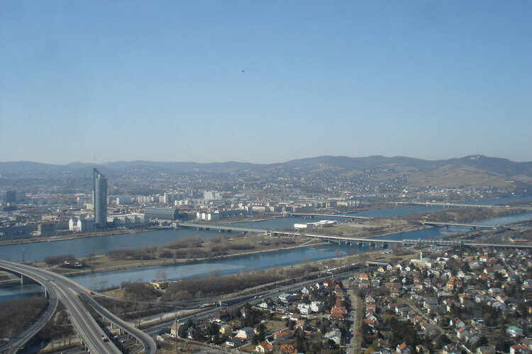 View #2 of Vienna from Danube Tower