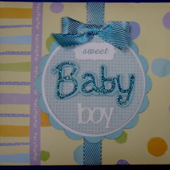 Front cover to baby book