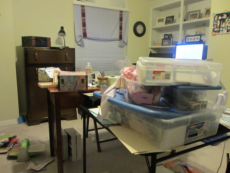 Scrap room before clean up