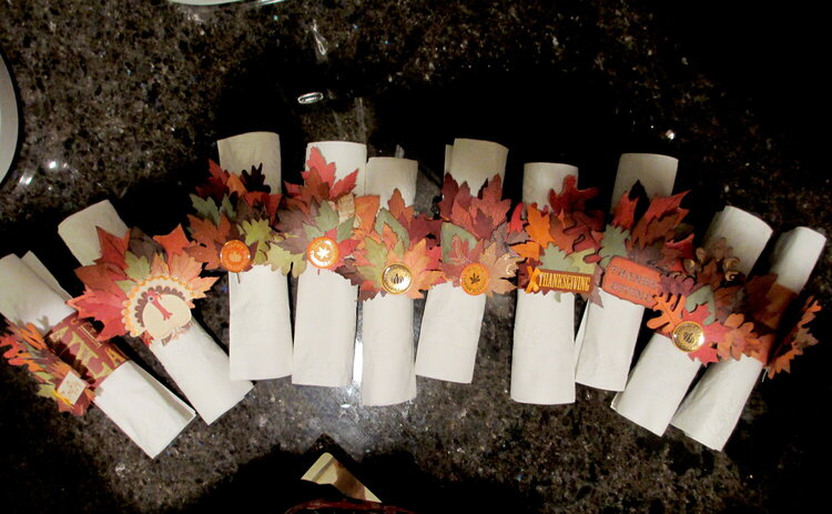 Thanksgiving Napkin Ring Holders