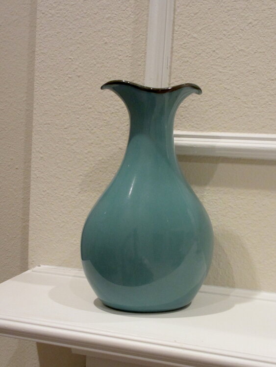 Teal Vase