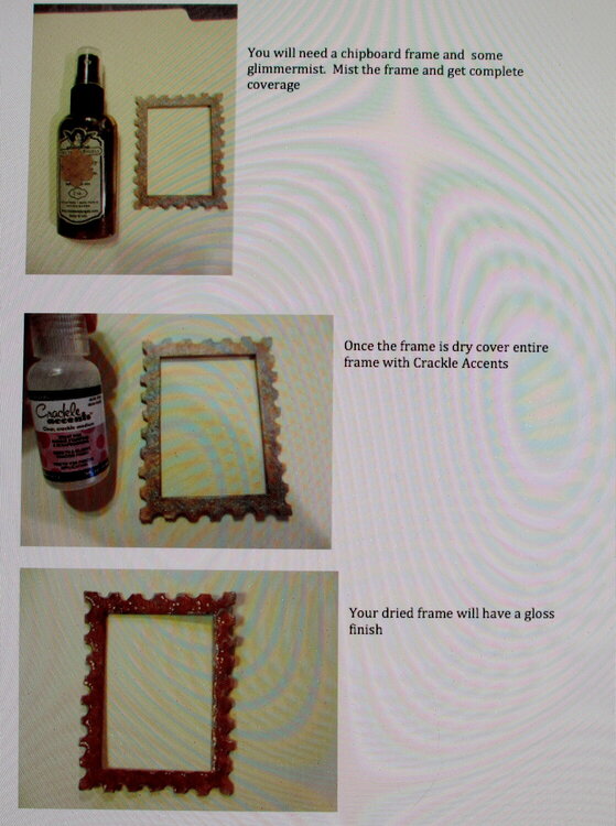 tutorial for Acrylic like frame