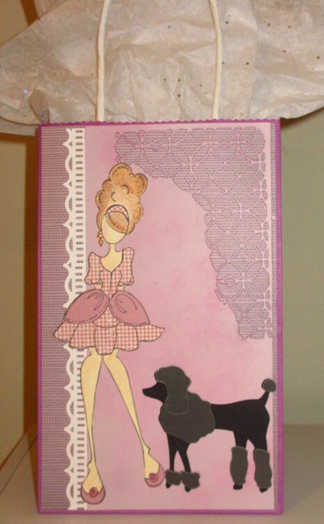 Doll and Poodle  bag