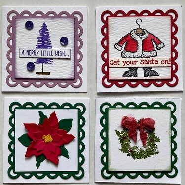 Christmas mini cards