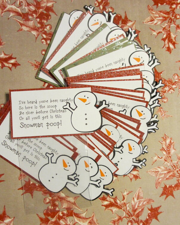 Snowman Poop Card