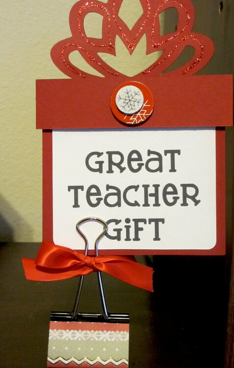 Teacher gift sign for craft fair