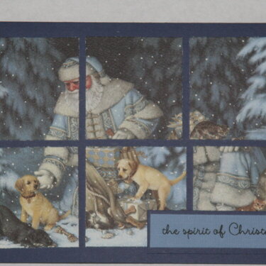 Spirit of Christmas-Recycled card