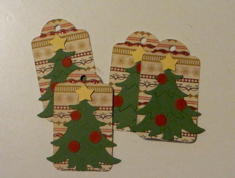 Christmas tree tags