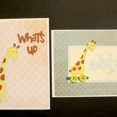 Giraffe cards